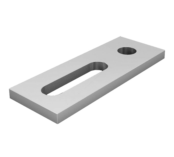 K2 Aluminium Adapterblech für SolidRail mit Langloch
