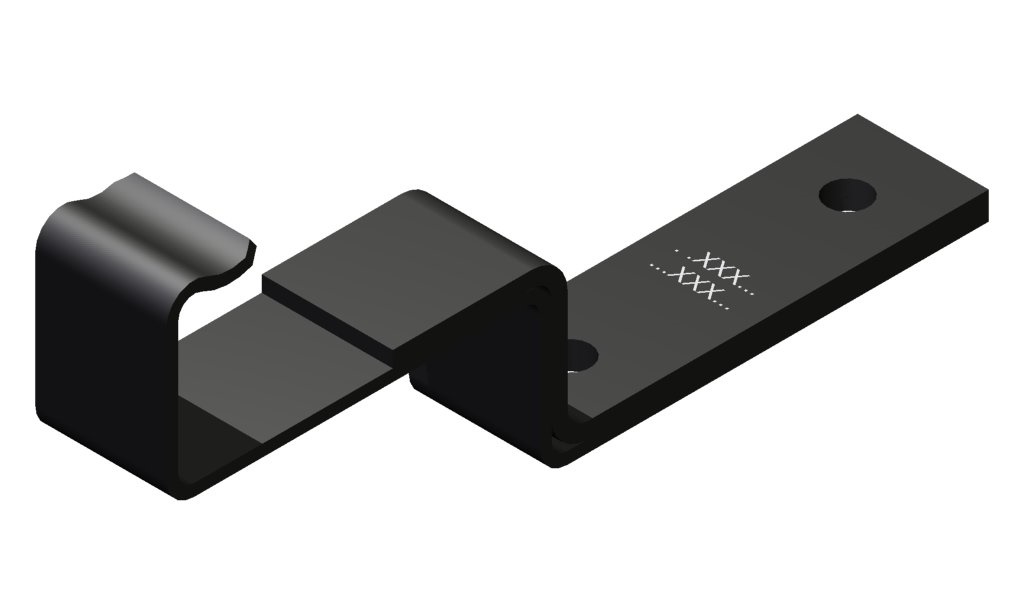 Montagebügel Profil schwarz Solrif XL/N