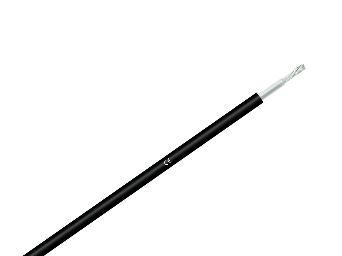 Solarkabel (PV1-F) 1 x 10 mm² schwarz 500 m