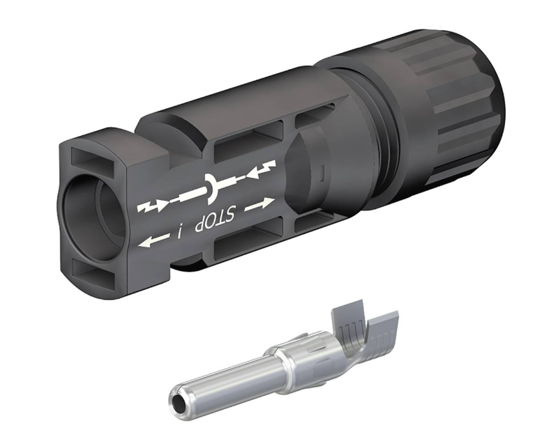Stäubli Kupplungsstecker MC4, Feld, Stift, Set