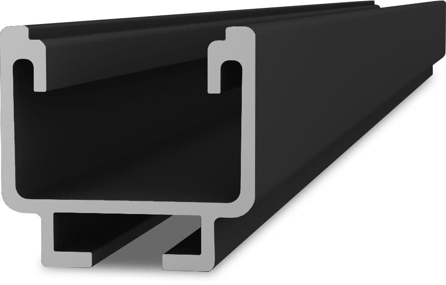 K2 SolidRail Light, Black 4.80 m