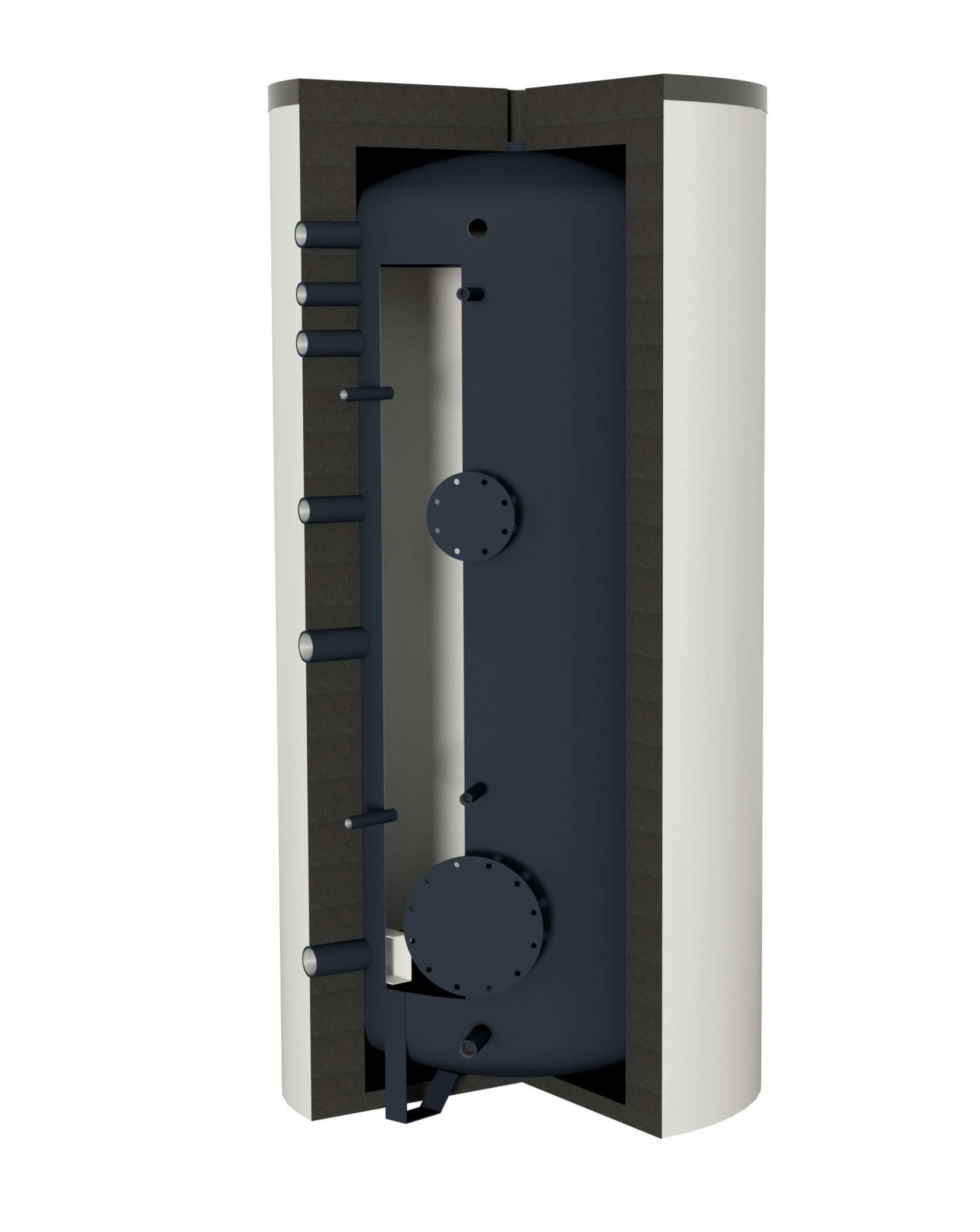 Emaillierter Warmwasserspeicher EWS0/750